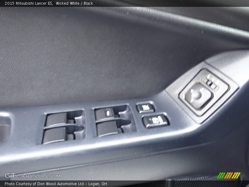 Wicked White / Black 2015 Mitsubishi Lancer ES