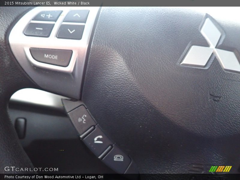 Wicked White / Black 2015 Mitsubishi Lancer ES