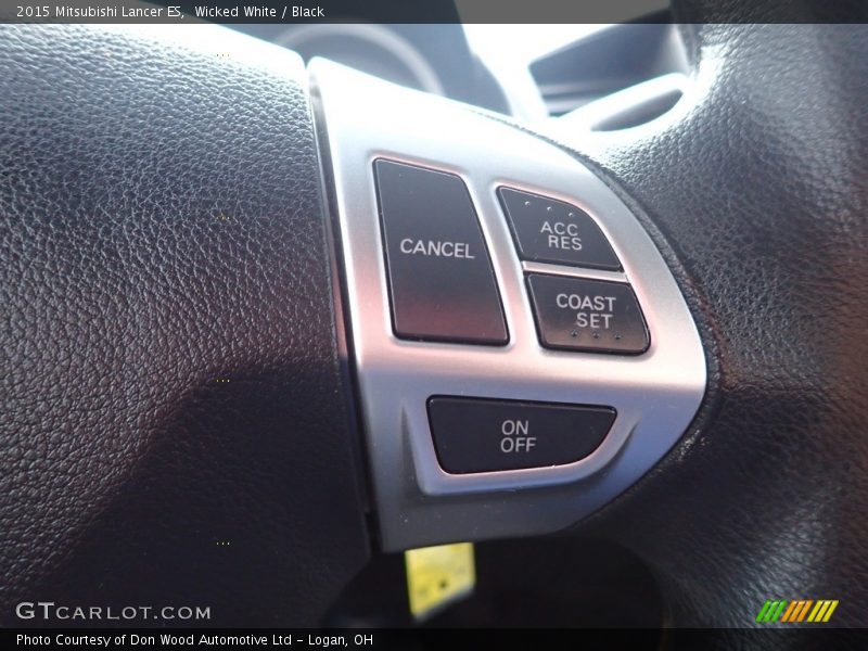 Wicked White / Black 2015 Mitsubishi Lancer ES
