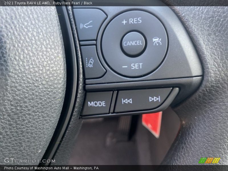 Ruby Flare Pearl / Black 2021 Toyota RAV4 LE AWD