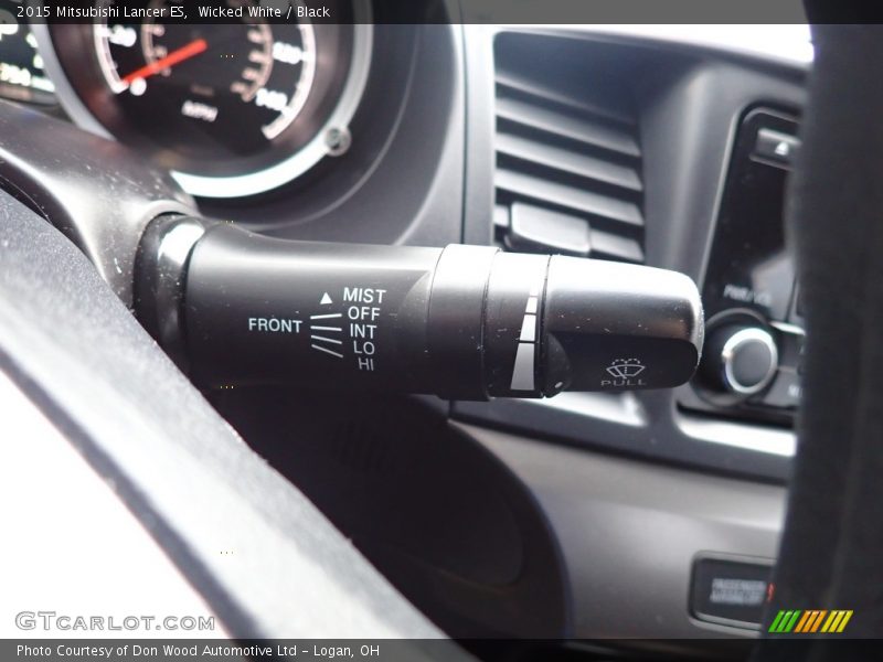 Wicked White / Black 2015 Mitsubishi Lancer ES