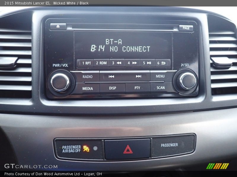 Wicked White / Black 2015 Mitsubishi Lancer ES