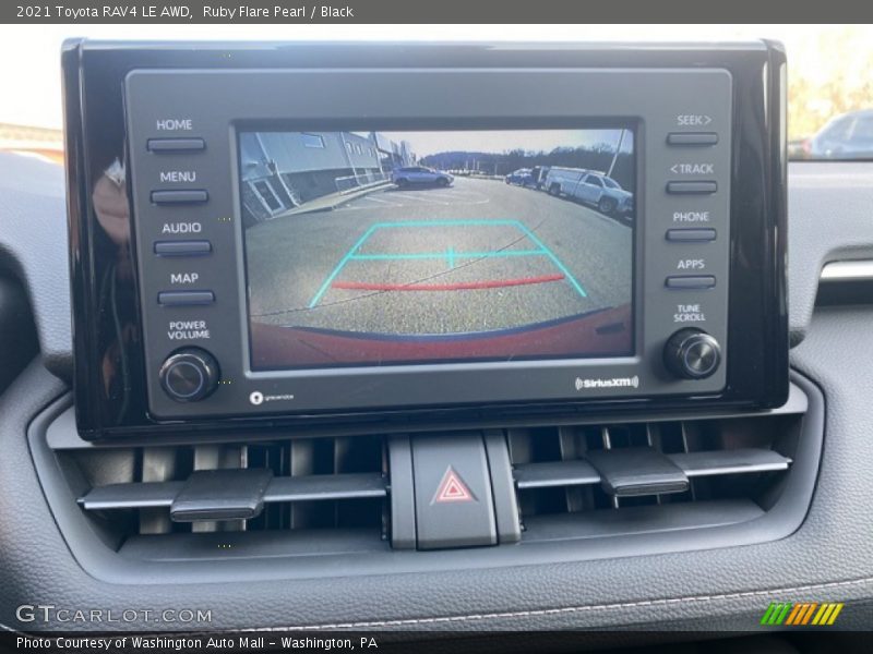Ruby Flare Pearl / Black 2021 Toyota RAV4 LE AWD