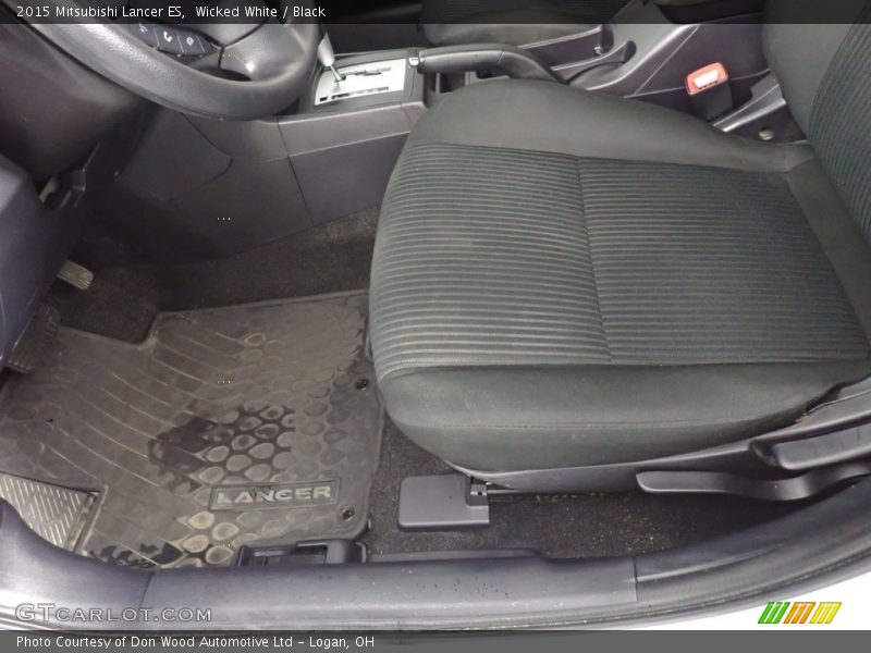 Wicked White / Black 2015 Mitsubishi Lancer ES