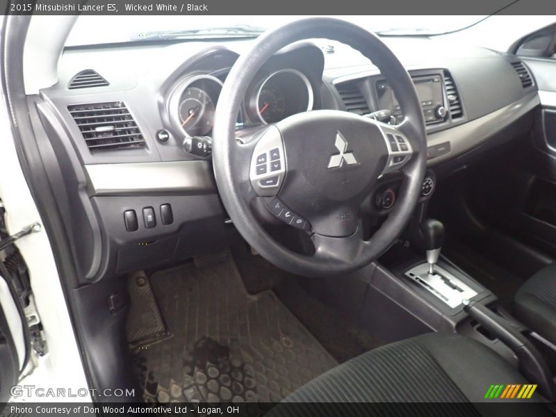 Wicked White / Black 2015 Mitsubishi Lancer ES