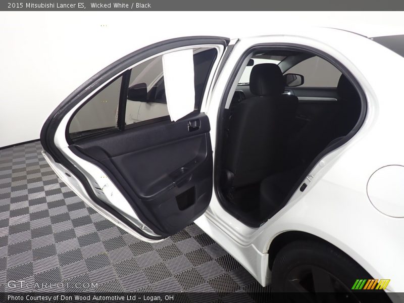 Wicked White / Black 2015 Mitsubishi Lancer ES