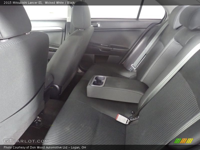 Wicked White / Black 2015 Mitsubishi Lancer ES