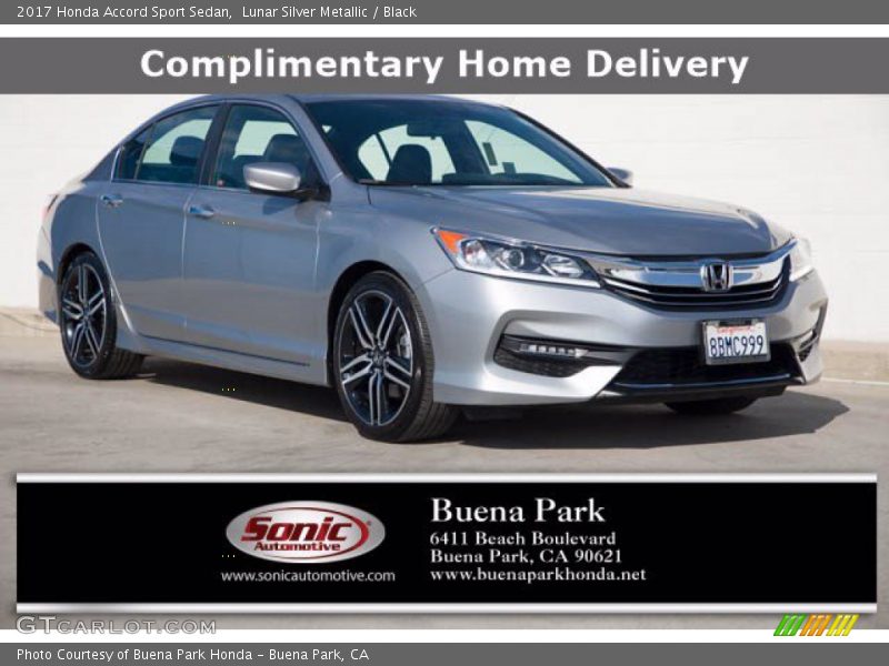 Lunar Silver Metallic / Black 2017 Honda Accord Sport Sedan