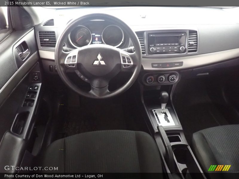Wicked White / Black 2015 Mitsubishi Lancer ES