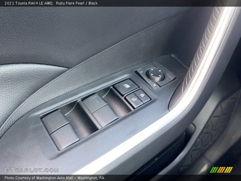 Ruby Flare Pearl / Black 2021 Toyota RAV4 LE AWD