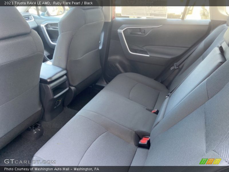 Ruby Flare Pearl / Black 2021 Toyota RAV4 LE AWD