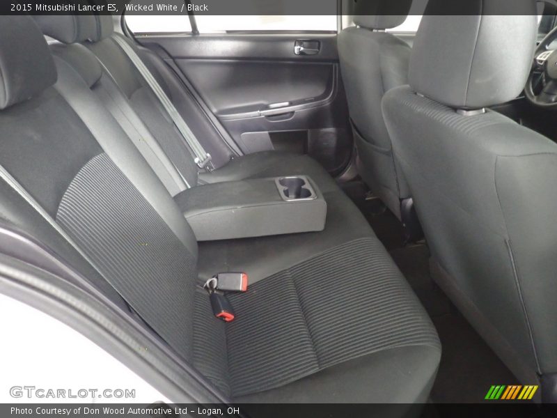 Wicked White / Black 2015 Mitsubishi Lancer ES
