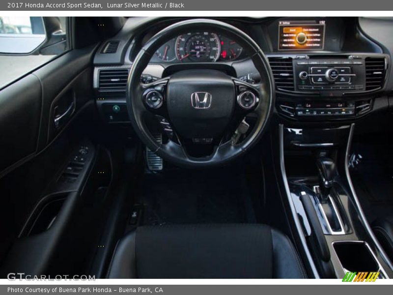 Lunar Silver Metallic / Black 2017 Honda Accord Sport Sedan