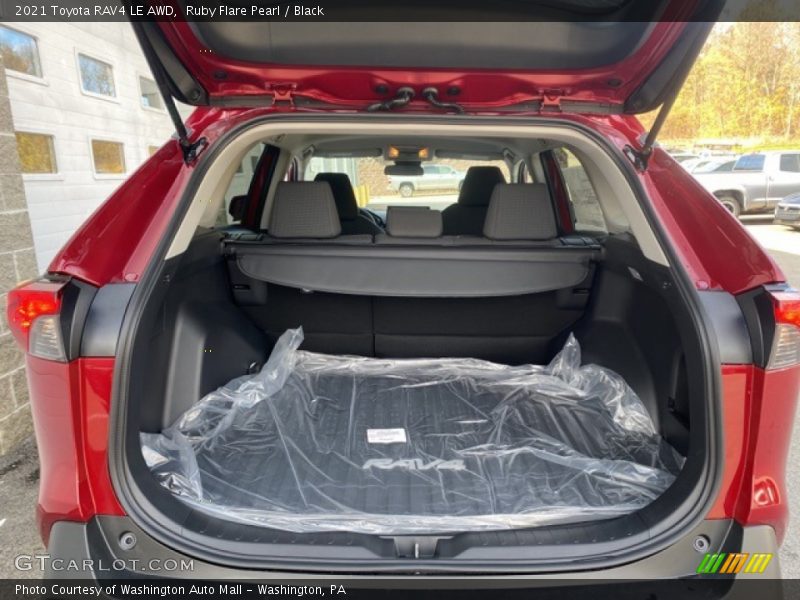 Ruby Flare Pearl / Black 2021 Toyota RAV4 LE AWD