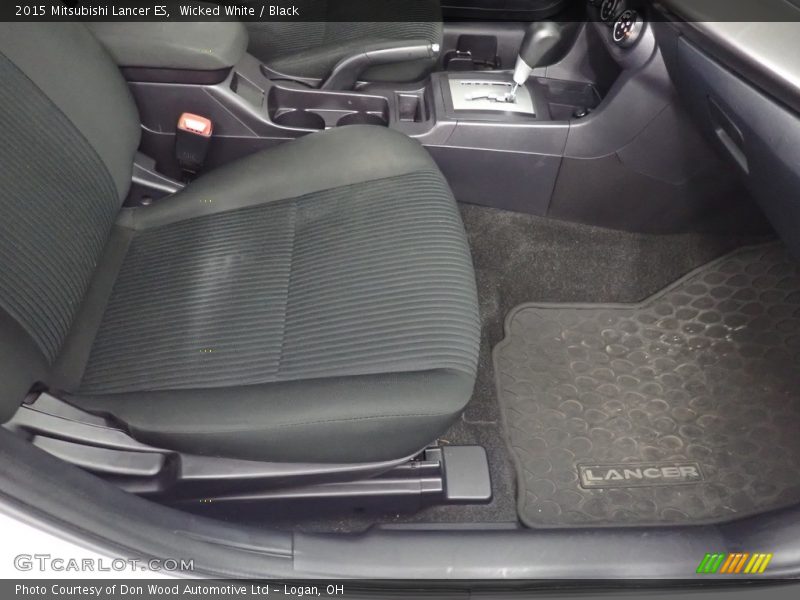 Wicked White / Black 2015 Mitsubishi Lancer ES