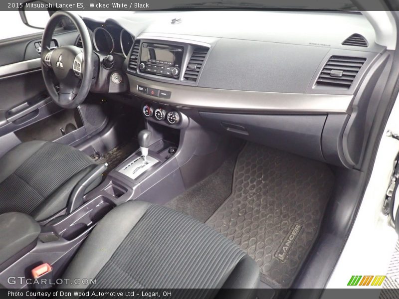 Wicked White / Black 2015 Mitsubishi Lancer ES