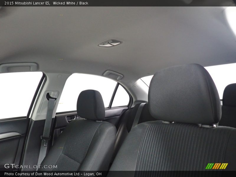 Wicked White / Black 2015 Mitsubishi Lancer ES