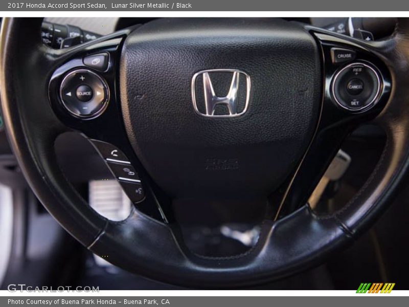 Lunar Silver Metallic / Black 2017 Honda Accord Sport Sedan