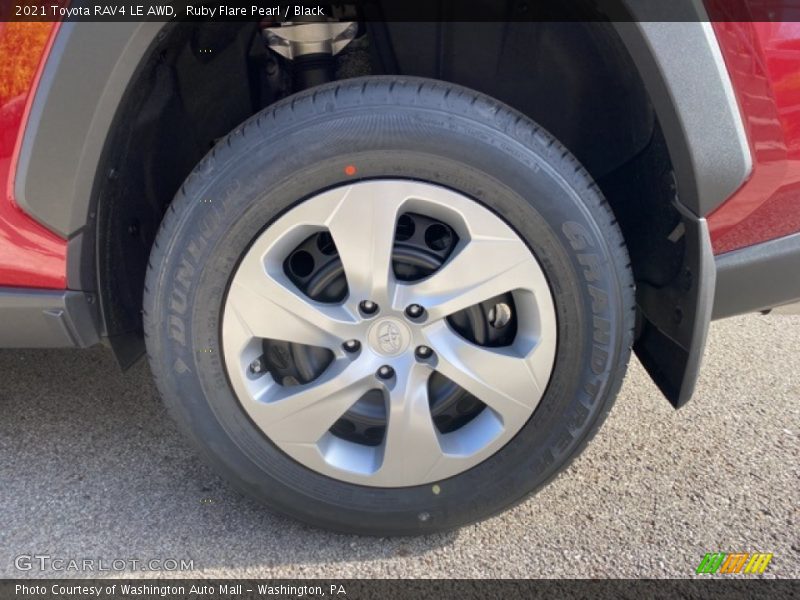 Ruby Flare Pearl / Black 2021 Toyota RAV4 LE AWD