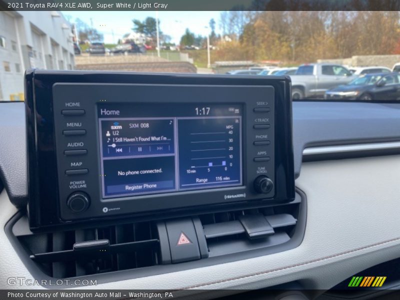 Controls of 2021 RAV4 XLE AWD