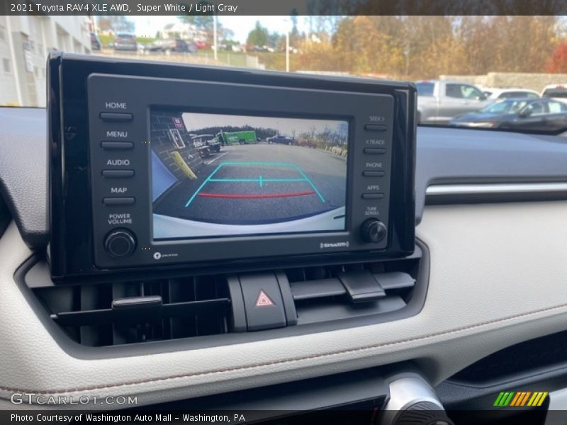 Super White / Light Gray 2021 Toyota RAV4 XLE AWD