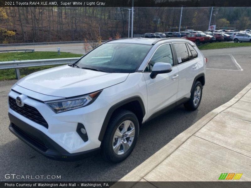 Front 3/4 View of 2021 RAV4 XLE AWD