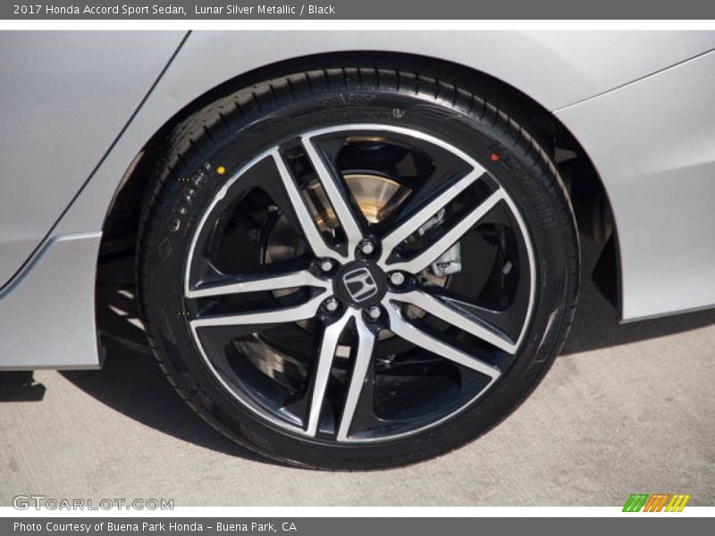 Lunar Silver Metallic / Black 2017 Honda Accord Sport Sedan