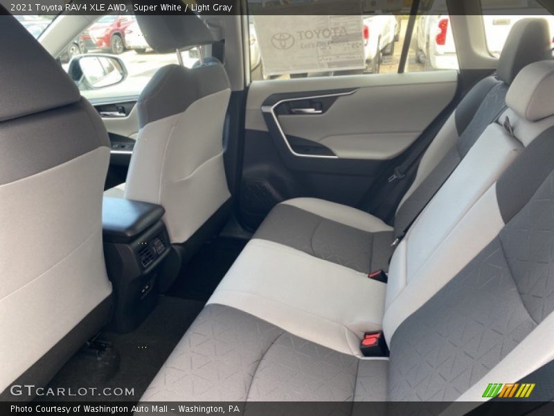 Rear Seat of 2021 RAV4 XLE AWD