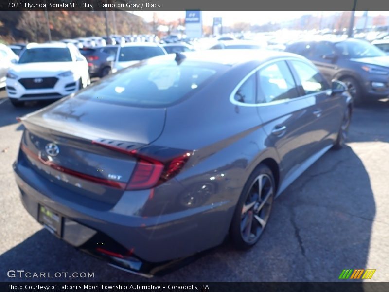Hampton Gray / Black 2021 Hyundai Sonata SEL Plus