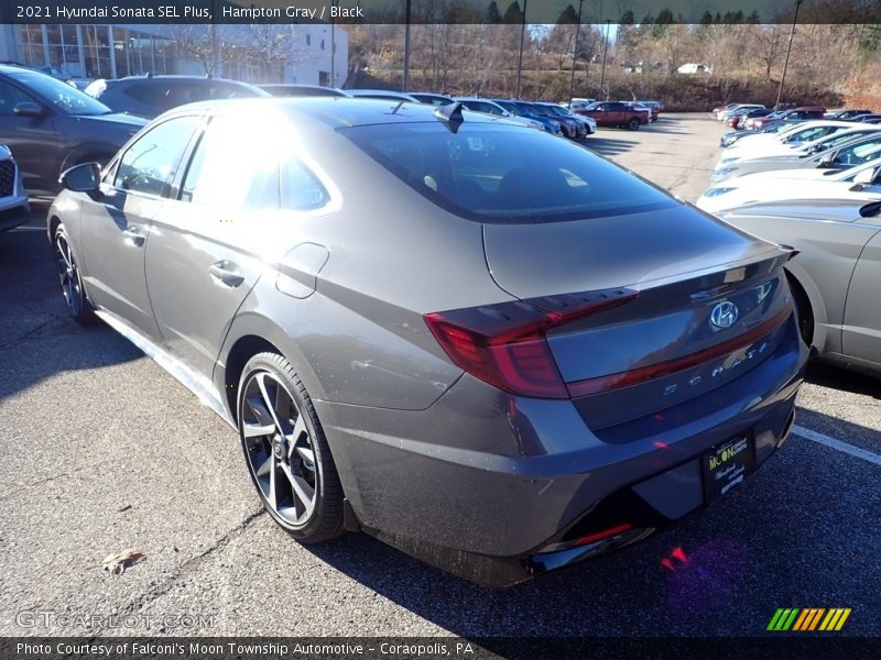 Hampton Gray / Black 2021 Hyundai Sonata SEL Plus