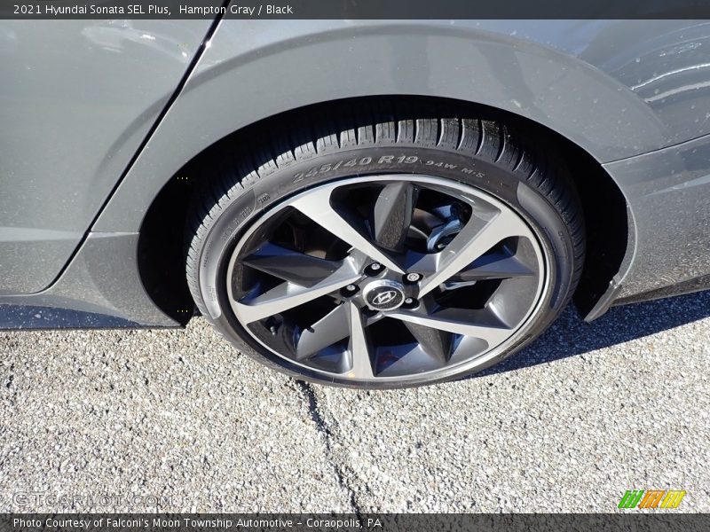 Hampton Gray / Black 2021 Hyundai Sonata SEL Plus