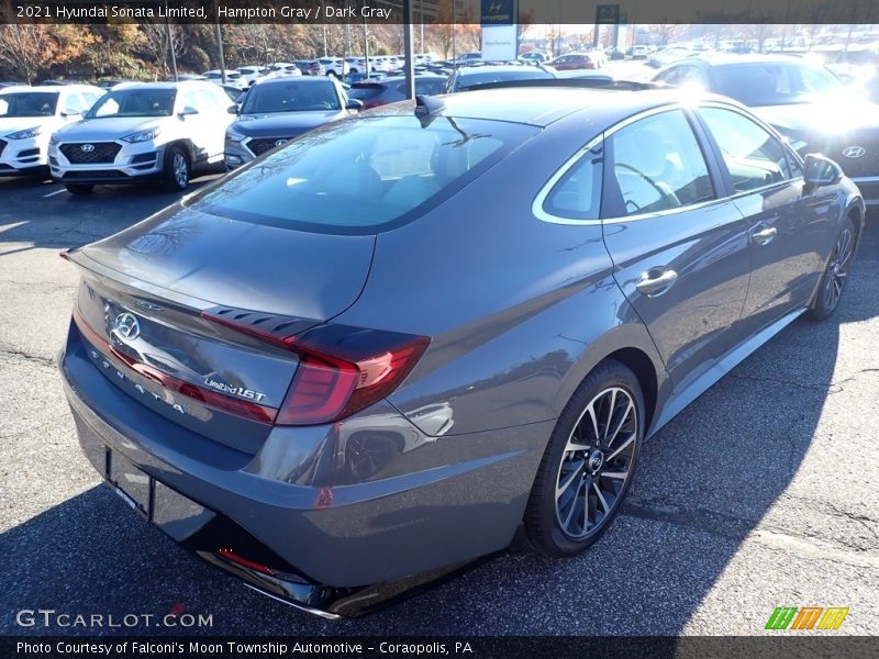 Hampton Gray / Dark Gray 2021 Hyundai Sonata Limited
