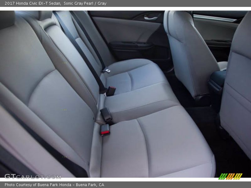 Sonic Gray Pearl / Gray 2017 Honda Civic EX-T Sedan