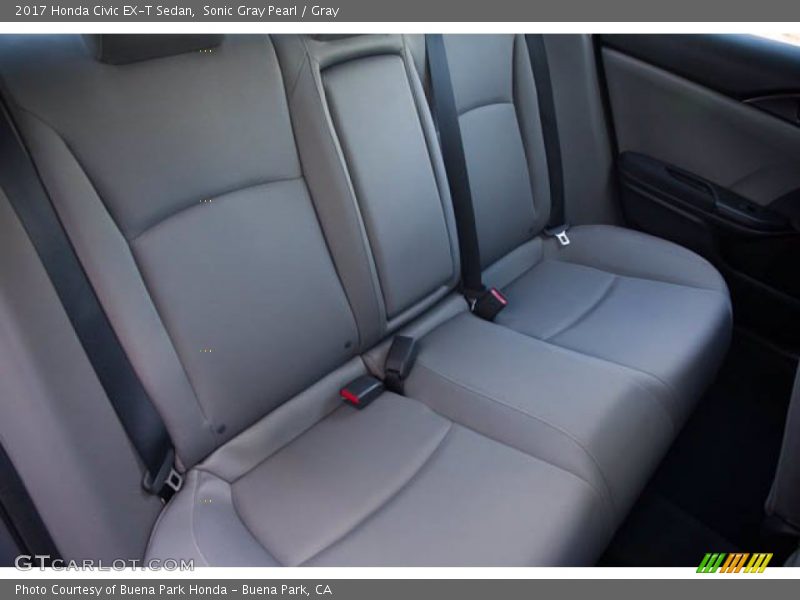 Sonic Gray Pearl / Gray 2017 Honda Civic EX-T Sedan