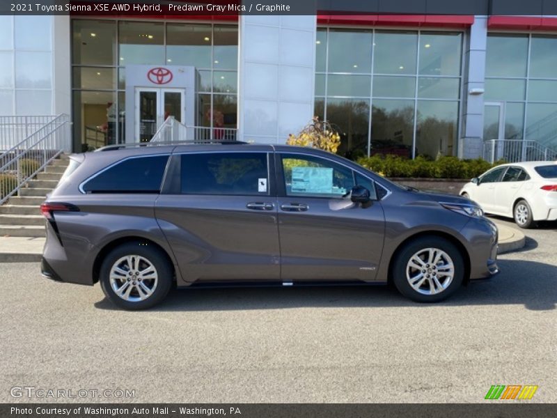  2021 Sienna XSE AWD Hybrid Predawn Gray Mica