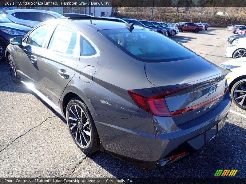 Hampton Gray / Dark Gray 2021 Hyundai Sonata Limited