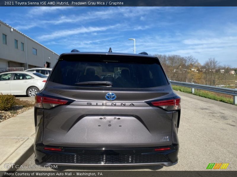 Predawn Gray Mica / Graphite 2021 Toyota Sienna XSE AWD Hybrid