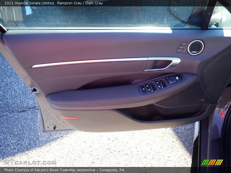 Hampton Gray / Dark Gray 2021 Hyundai Sonata Limited