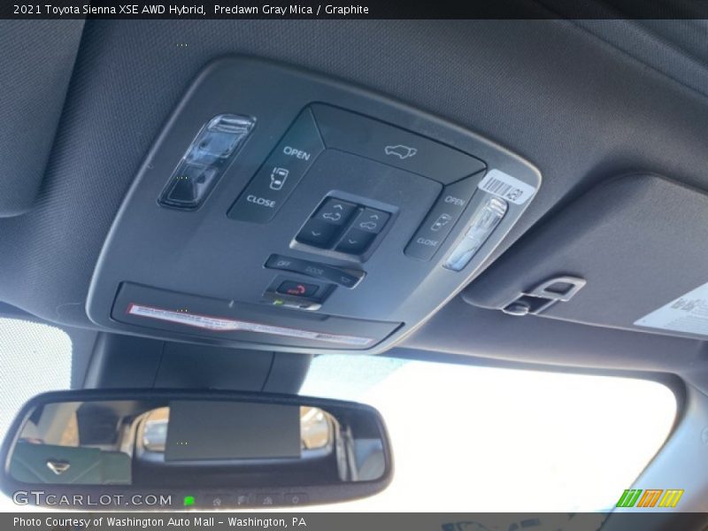 Predawn Gray Mica / Graphite 2021 Toyota Sienna XSE AWD Hybrid