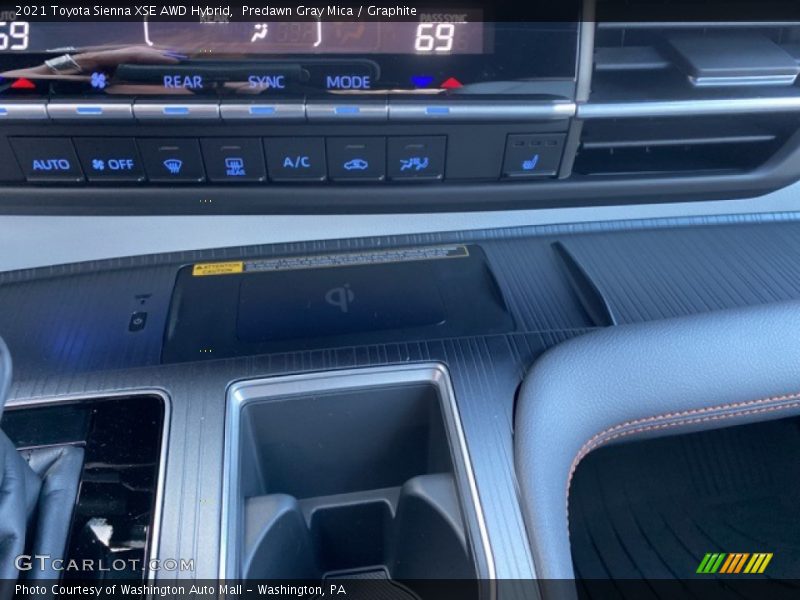 Predawn Gray Mica / Graphite 2021 Toyota Sienna XSE AWD Hybrid