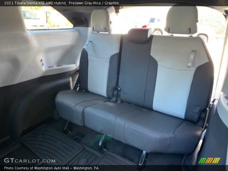 Rear Seat of 2021 Sienna XSE AWD Hybrid