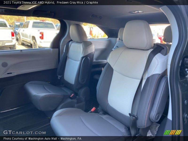 Rear Seat of 2021 Sienna XSE AWD Hybrid