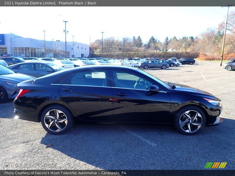 Phantom Black / Black 2021 Hyundai Elantra Limited