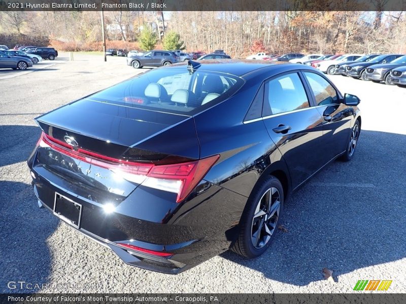 Phantom Black / Black 2021 Hyundai Elantra Limited