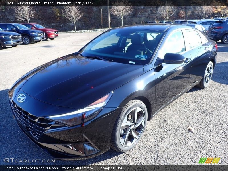 Phantom Black / Black 2021 Hyundai Elantra Limited