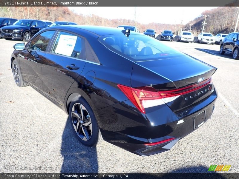 Phantom Black / Black 2021 Hyundai Elantra Limited