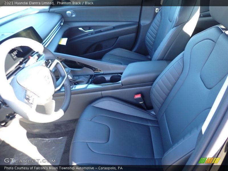 Phantom Black / Black 2021 Hyundai Elantra Limited