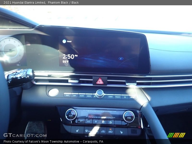 Phantom Black / Black 2021 Hyundai Elantra Limited