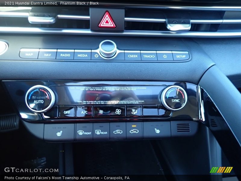 Phantom Black / Black 2021 Hyundai Elantra Limited