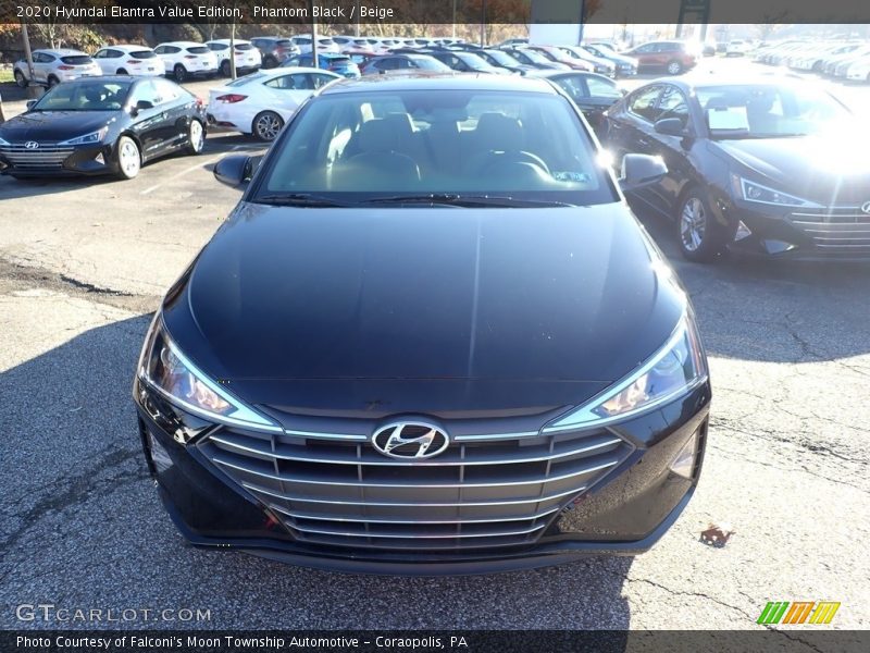 Phantom Black / Beige 2020 Hyundai Elantra Value Edition